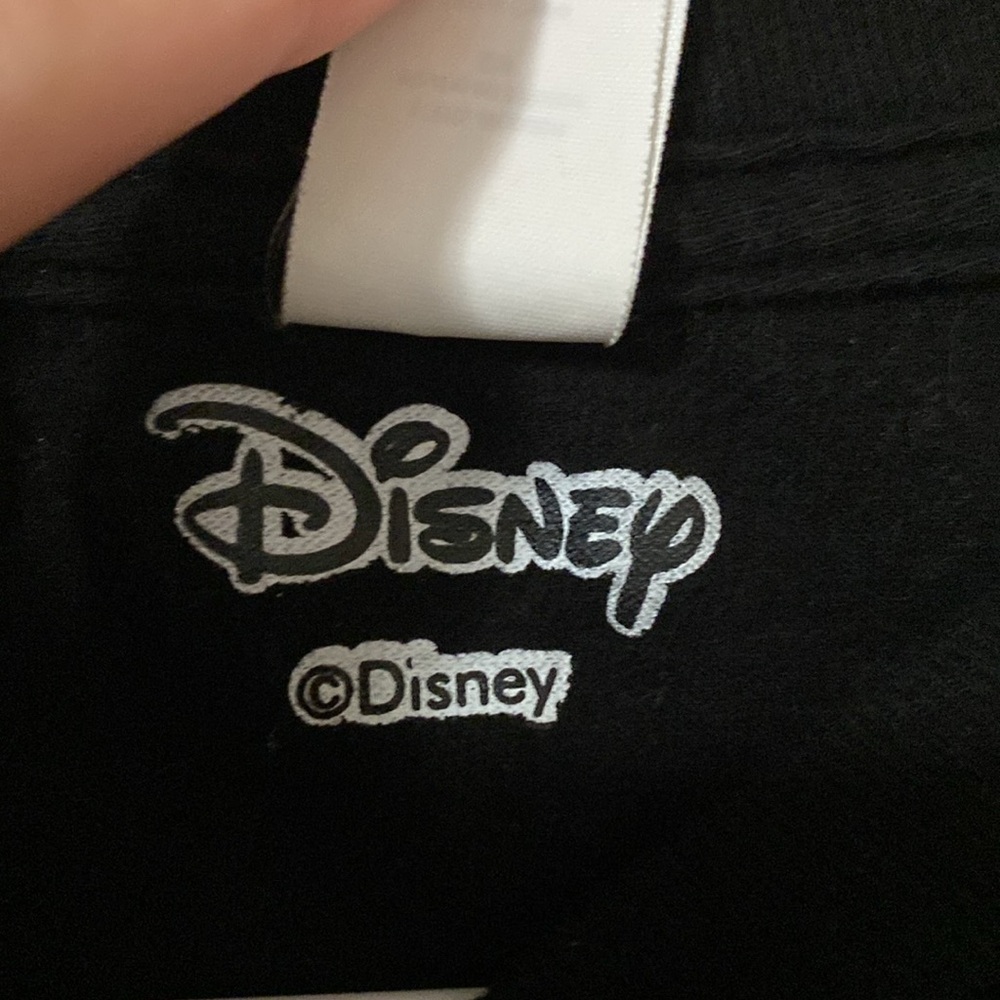 Disney Christmas T-Shirt Mickey Mouse Minnie Mouse Black Small - Picture 5 of 7